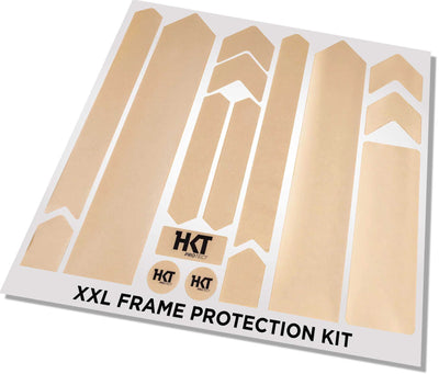 16 piece clear XXL Bike Frame Protection Kit Stickers